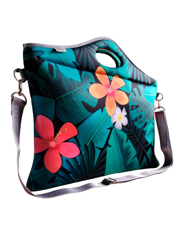 MALETIN JOY 14 15.6 NEOPRENE CON MANIJA EST 41 FLOWER POWER
