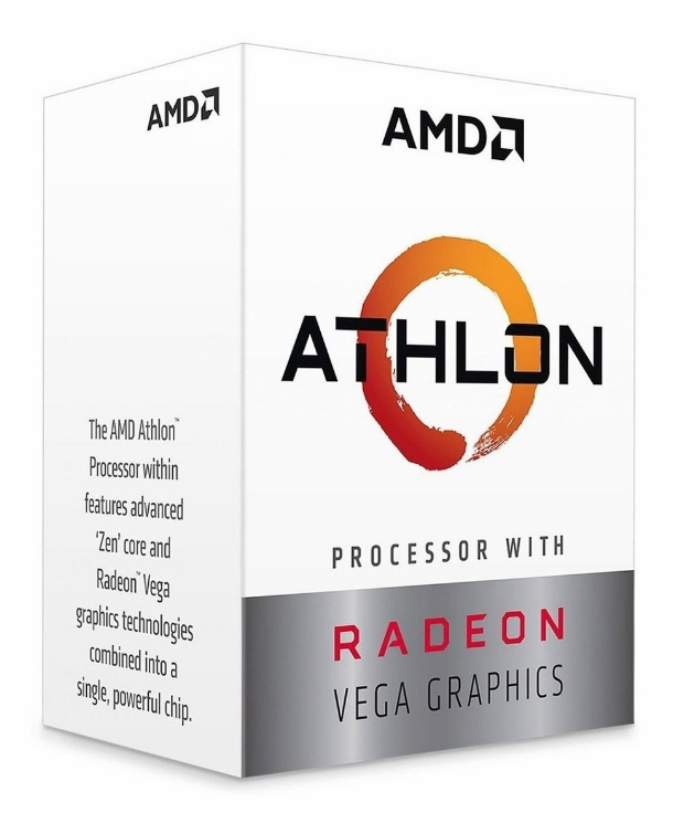 PROCESADOR CPU AMD AM4 ATHLON 3000G C/VIDEO