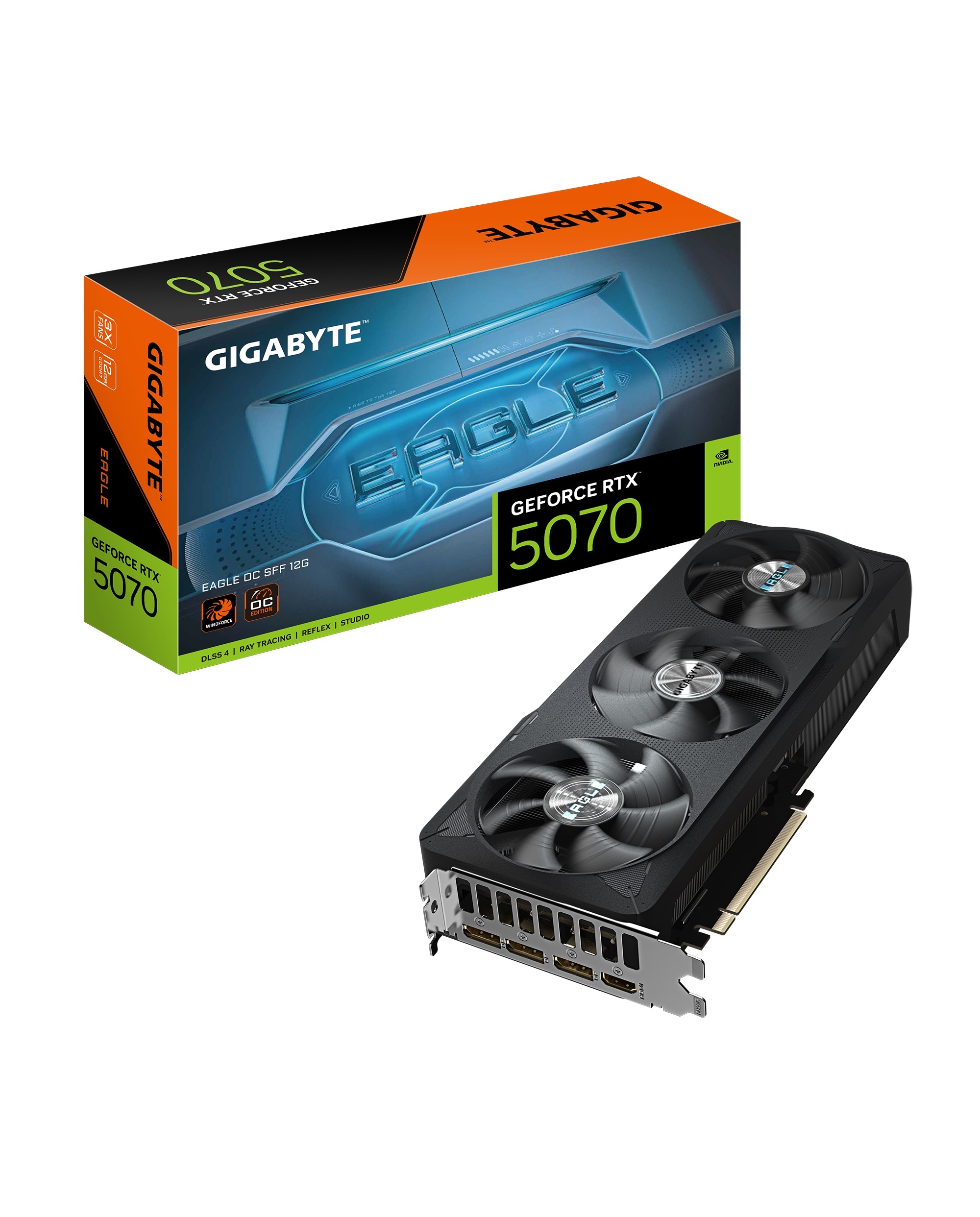 VIDEO GIGABYTE GEFORCE RTX 5070 EAGLE OC 12GB