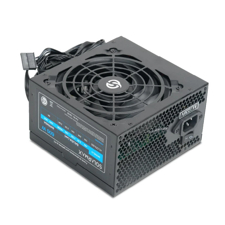 GABINETE GAMER SOLARMAX CON FUENTE 3 COOLER RGB 26001IC04170598 VIDRIO TEMPLADO