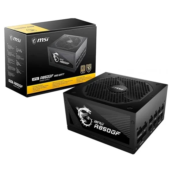 FUENTE ATX 850W 80 PLUS GOLD FULL MODULAR MSI MAG A850GL
