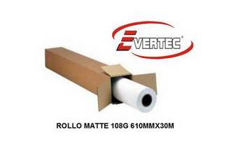 EVERTEC ROLLO MATTE 108G 610MMX30M