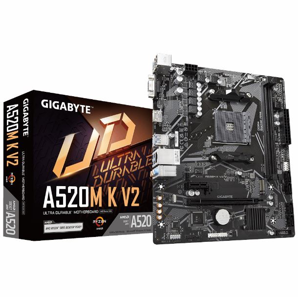 MOTHER AM4 GIGABYTE A520M-K V2 HASTA 5TA GEN