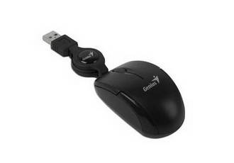 MOUSE USB GENIUS MICROTRAVELER RETRACTIL NEGRO