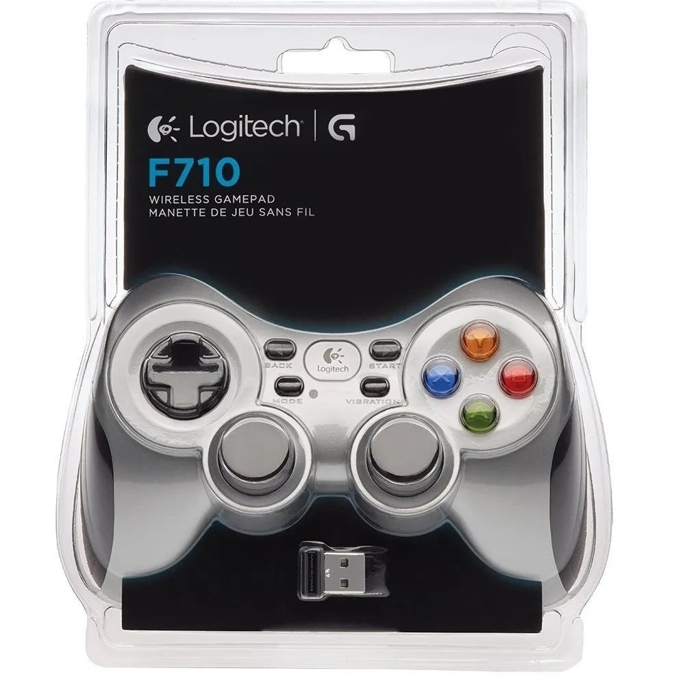 PC GAME PAD LOGITECH F710 WIRELESS JOYSTICK INALAMBRICO