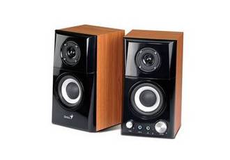 PARLANTE GENIUS HF-500A 14W MADERA 2 VIAS