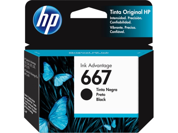 CARTUCHO ORIGINAL HP 667 NEGRO HP 1275 2775 2778 2779 2336 4175