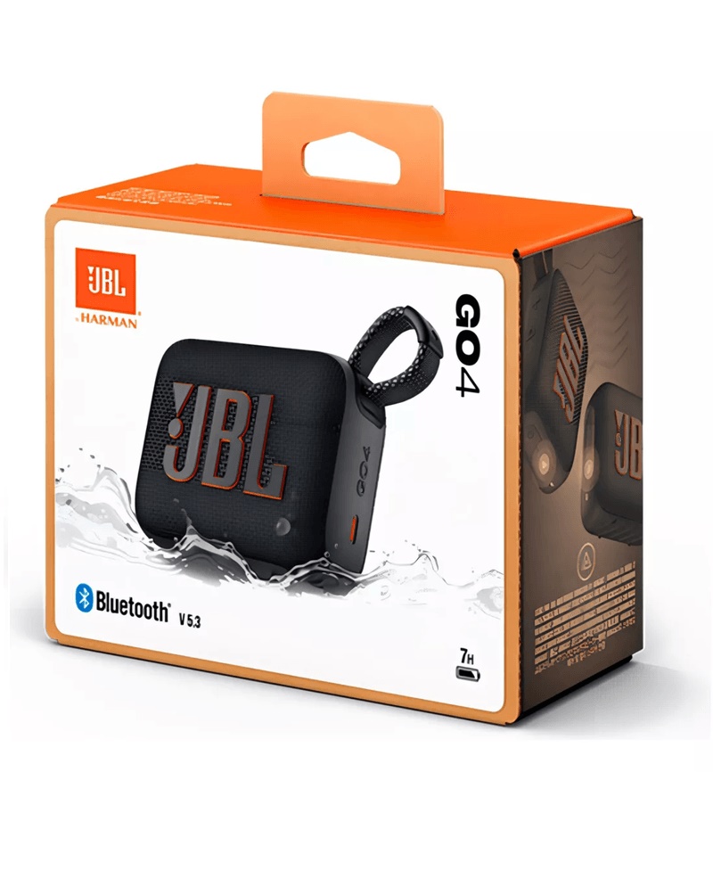 PARLANTE BLUETOOTH JBL GO 4 NEGRO SUMERGIBLE