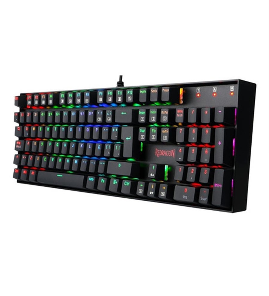 TECLADO GAMER REDRAGON MITRA K551 MECANICO RGB USB NEGRO SW RED