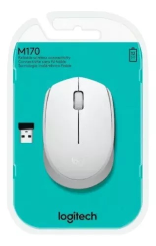 MOUSE USB WIRELESS LOGITECH M170 BLANCO INALAMBRICO