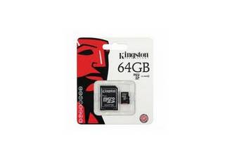 MEMORIA MICRO SD 64GB CLASE 10 100mb/s KINGSTON