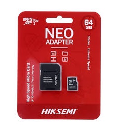 MEMORIA MICRO SD 64GB NEO CON ADAP HIKSEMI
