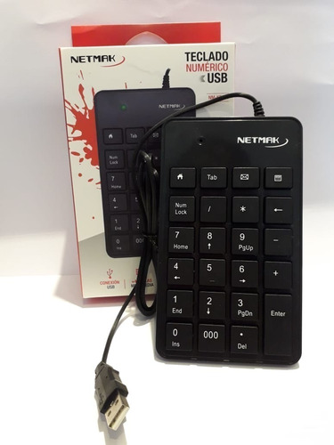 Mini Teclado Wireless Netmak NM-KB980B 