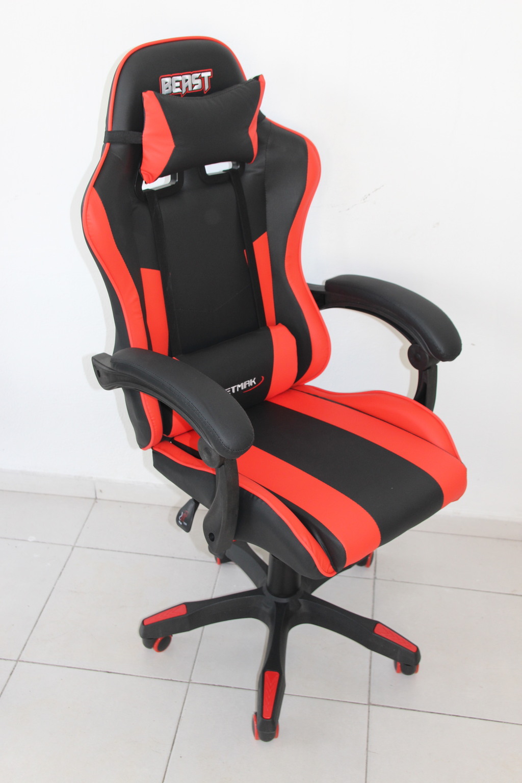 SILLA GAMER ROJA NETMAK BEAST