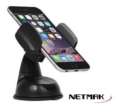 Soporte Celular Universal p/ Auto Parabrisas y Tablero NM-HC16