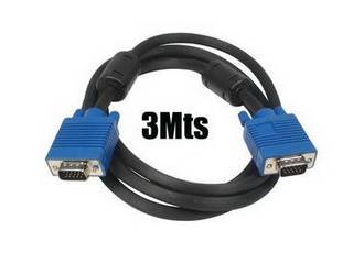 CABLE VGA M/M 15/15 C/FILTRO 3MTS